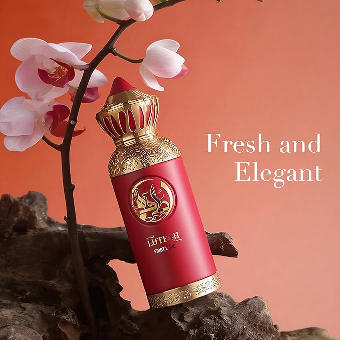 Lutfah First love Luxury Cologne for Men - Peach,Jasmine,Violet,Vanilla-80ml Eau de Parfum - Long Lasting - Versatile Signature - Elite Gift