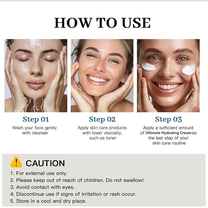 Youthful Formula Moisturizing Cream, Moisturizing Cream with Hyaluronic Acid, Niacinamide, Youth Formula, Barrier Protection Centella Asiatica Extract for Women Face moisturizer 1PCS