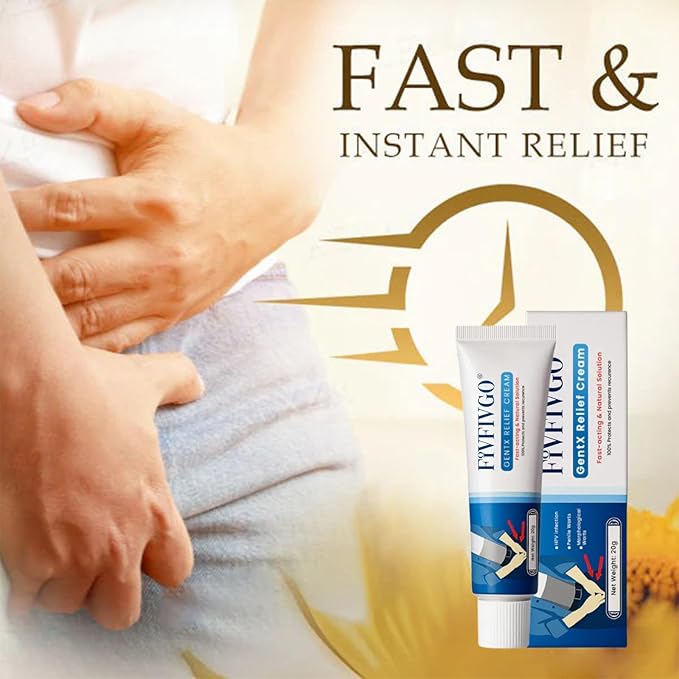 Fivfivgo Relief Cream,Men's GentX Relief Cream,Soothing and moisturizing, fast absorbing, refreshing and non-greasy formula, suitable for all skin types (1PC)