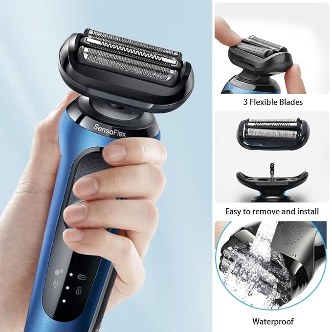 Series 5 Series 6 53B Shaver Replacement Head, S5 S6 Razors Replacement Head, Electric Razor 5020cs 5018s 5035s 5049cs 5050cs 6020s 6040cs 6075cc 6072cc 6090cc