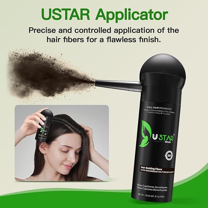 Ustar Hair buliding Fibers Light Blonde 27.5 grams 0.97oz