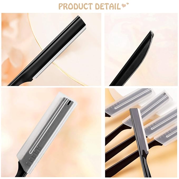 Miss Gorgeous Eyebrow Razor, Eyebrow Razor Shaper for Men and Women, Grooming Shavers (black)