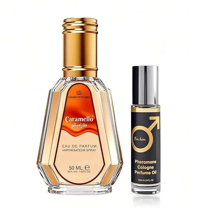 Men’s Eau de Parfum, Sweet Gourmand Cologne for Men with Pistachio, Almond & Vanilla Notes, Long Lasting Fragrance Pheromone