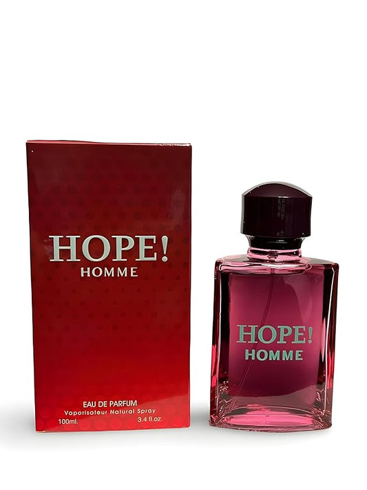 Bexter Hope Homme Eau De Parfum Spray for Men – 100 ml – Spicy Floral, Warm Woody, Long-Lasting Fragrance