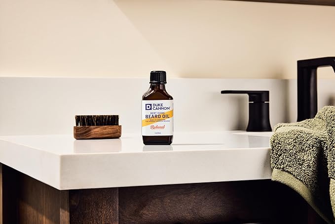 Duke Cannon Beard Oil for Men – 1oz | Beard Care & Grooming | Softens, Conditions & Promotes Healthy Beard