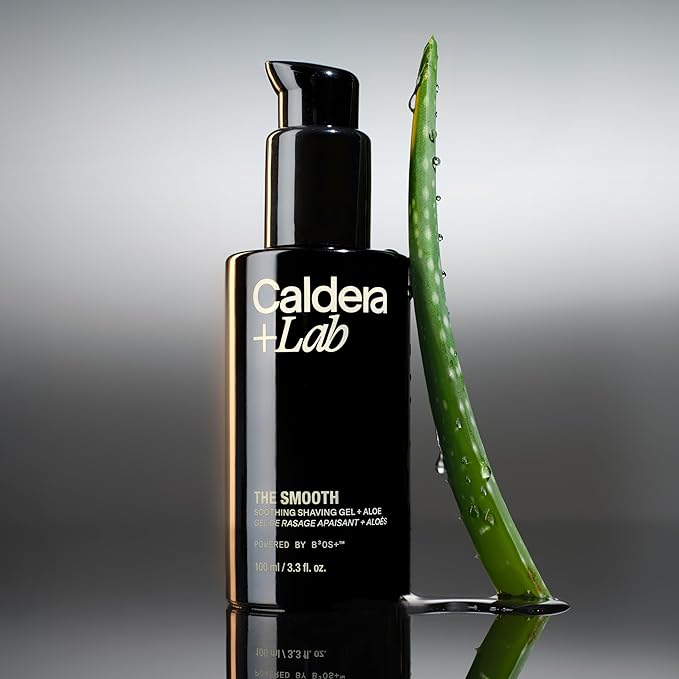 Caldera + Lab The Smooth Certified, Vegan, Exfoliating & Organic Shaving Elixir with Antioxidant Botanicals