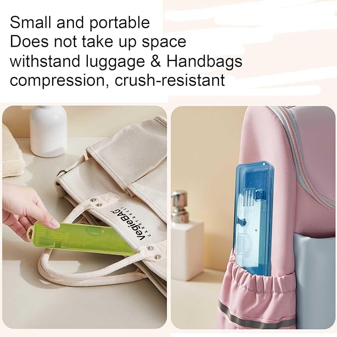 2 Packs Toothbrush Travel Case, Breathable Toothbrush Travel Holders, Compact Portable Toothbrush Holder for Travel, Vacation, Camping, Gym, Business Trips, Office, Cruise