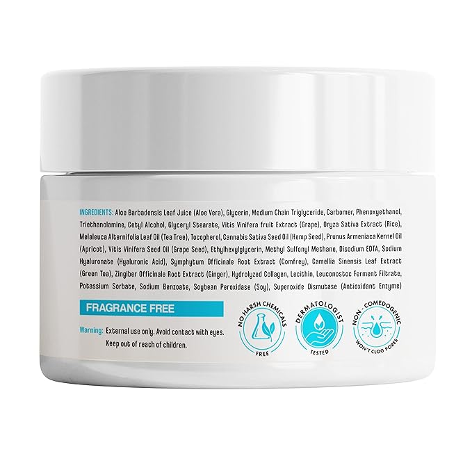 Collagen Boost | Skin Firming and Tightening Lotion | Anti Aging Moisturizer Face Cream | Dry Skin Lotion & Moisturizer Face Cream | 8 oz