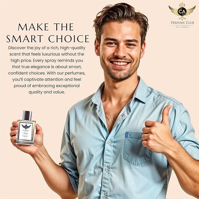 CA Perfume Impression of Grey Vetiver for Men Woody Spicy Fragrance Long Lasting Mens Cologne Eau De Parfum 1.7 Fl Oz 50ml