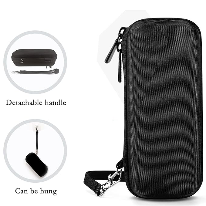 LinMei Hard Travel Case for Electric Trimmers & Shavers - Protective Organizer Compatible with QP27XX, QP28XX and QP6XXX - EVA Shell with Accessory Pocket - Black (Case Only)