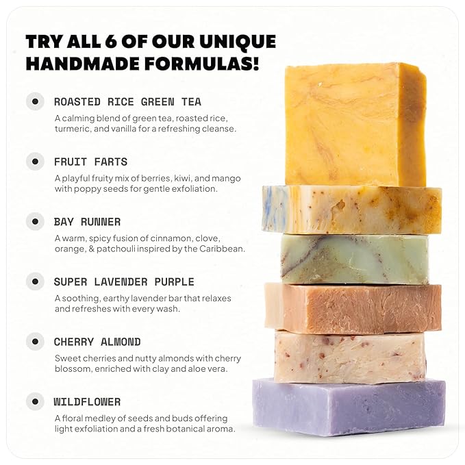 ILS Soap Co.– All-Natural Soap bar for Men & Women – Cold Process, Handmade in the USA