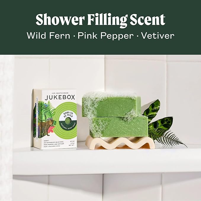JUKEBOX Soap Sampler Gift Pack- 5 Bar Soaps- Lavender Fields Forever, Rose Hips Don't Lie, Skyy Blue Malibu, That's Limone, Born To Be Wild