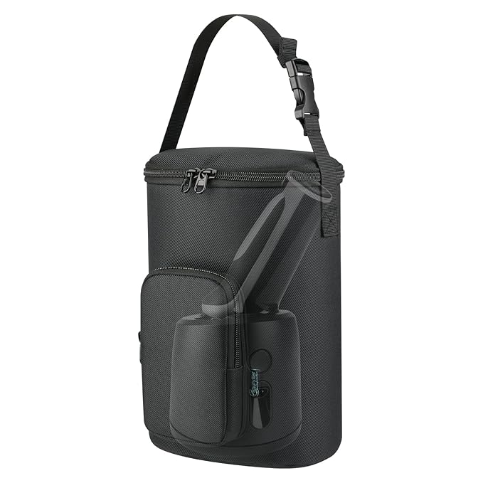 Beautyflier Carrying Bag for Braun Series 7 7075cc Electric Razor, Portable Travel Case for Electric Razor, Charger, and Other Accessories, Durable Storage Bag with Hand Strap (Bag Only)
