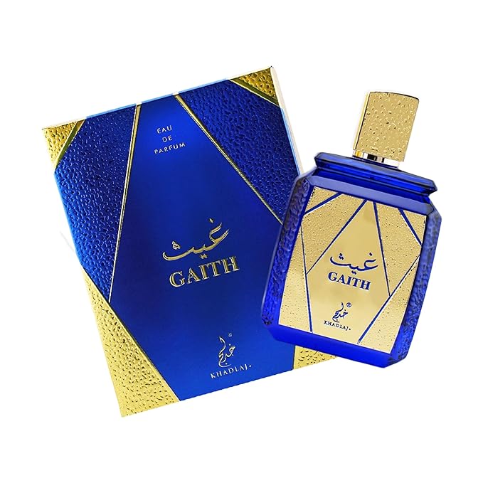 Khadlaj Gaith Eau de Perfume Spray for Men, 3.4 Ounce