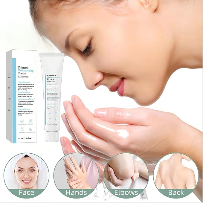 Youthful Formula Moisturizing Cream, Moisturizing Cream with Hyaluronic Acid, Niacinamide, Youth Formula, Barrier Protection Centella Asiatica Extract for Women Face moisturizer 1PCS