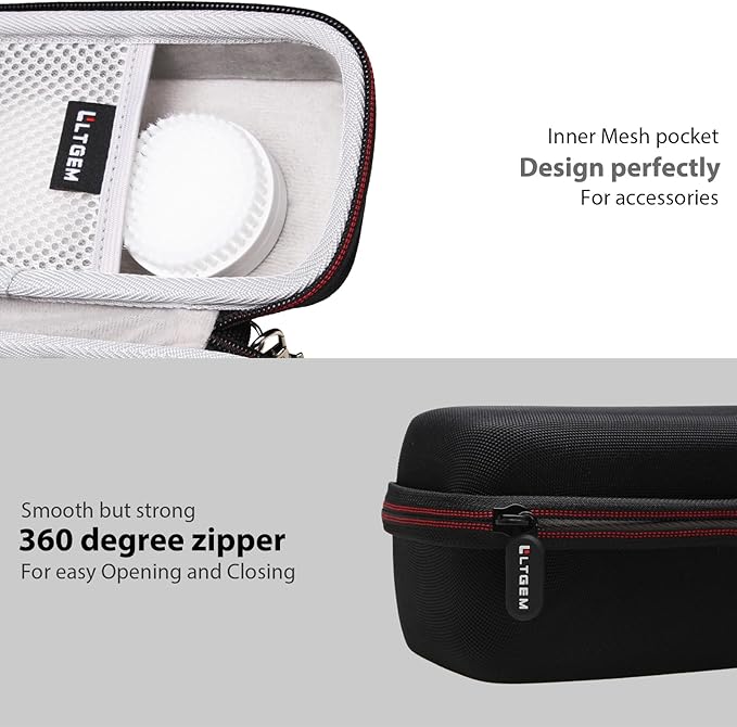 LTGEM Hard Travel Storage Carrying Case for Conair GIRLBOMB Shaver and Body Polish Kit for Women - Travel Carrying Electric Razor Hard Case