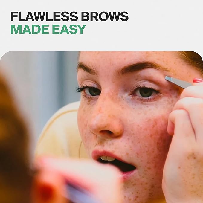 GERMANIKURE Pointed Tweezers in Leather Case - Made in Solingen Germany