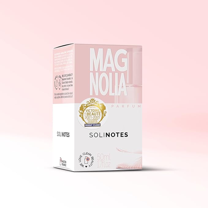 SOLINOTES Magnolia Perfume for Women - Eau De Parfum | Delicate Floral and Soothing Scent - Made in France - Vegan - 1.7 fl.oz