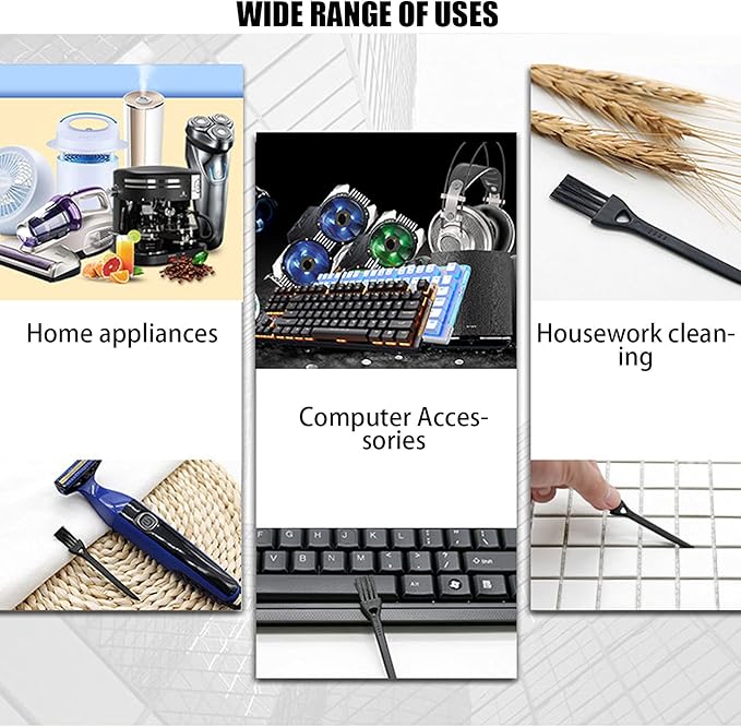 Shaver Cleaning Brush, Nylon Cleaning Brushes for Razor Electric Clipper Shaver