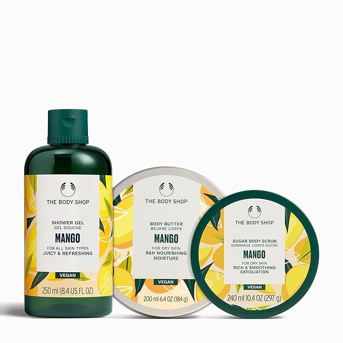 The Body Shop Mango Shower Gel Regular, 8.4 Fluid Ounce (Packaging May Vary)