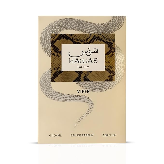 RASASI Hawas Viper Eau de Parfum for Men, 100ml (3.4 oz) Oriental & Rich Scent Spray