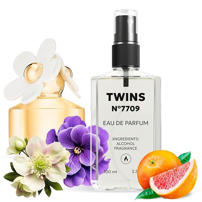 TWINS Impression of Daisy | Perfume for Women Eau de Parfum | No.7709 | 3.4 Fl Oz / 100 ml