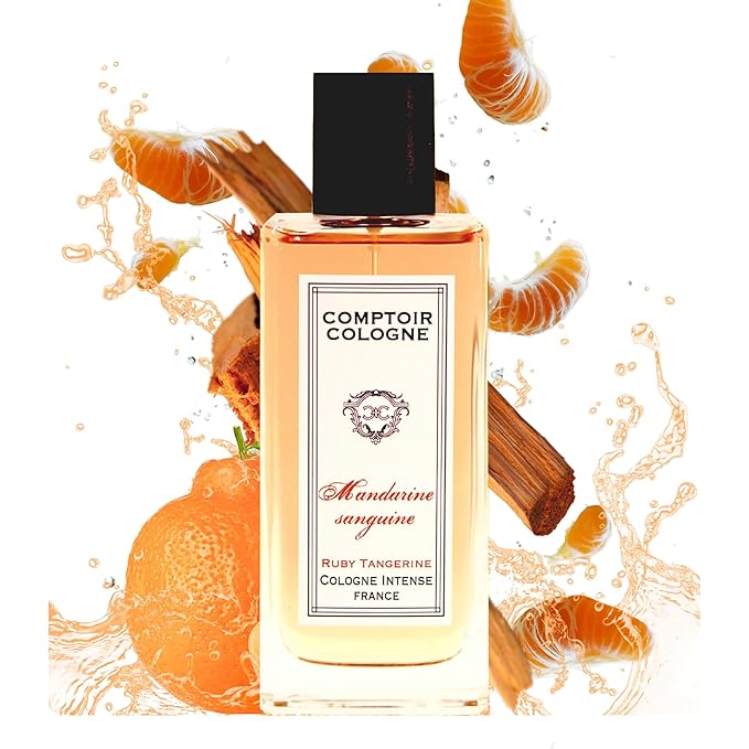 Ruby Tangerine Intense - Fruity and Invigorating Cologne for Men - Long-Lasting Men's Cologne - Mandarin and Citrus Notes - 3.3 oz