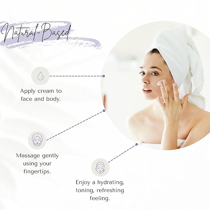 Merja Face cream with Rosemary & Lavender Essential Oils-Premium Skin care for a Radiant Youthful Complexion-Face Moisturizer- Premium Quality Cream 1.69 oz, 50 ml