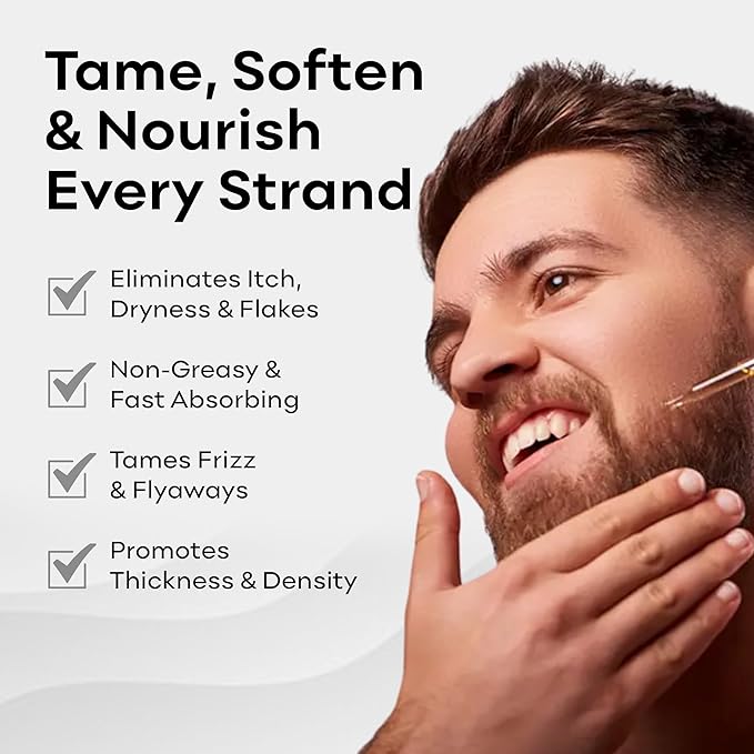 BAHAWAT Beard Oil -Premium Beard Oil Conditioner & Softener - Barbershop scent- Eliminates Beard Itch, Promote a Healthy, Full Beard, Natural Ingredients, 2 ounce.