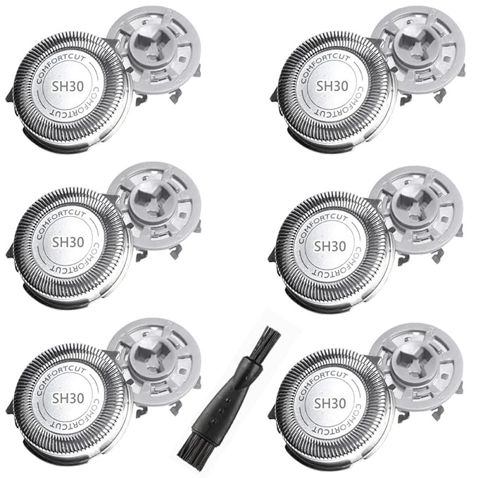 SH30 Replacement Heads Compatible with Philips Norelco Shaver Series 3000, 2000, 1000,SH30 Blades for Philips Norelco 2400, 3600, 3900