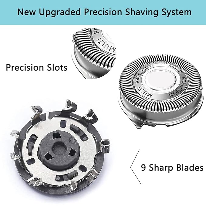 SH50 Whole Head Replacement Head Compatible with Philips Series 5000 Electric Shaver Complete Head for Razor Series S5000 Model ATXX, PTXX, S5xxx, PT8xx, PT7xx, AT8xx, AT7xx