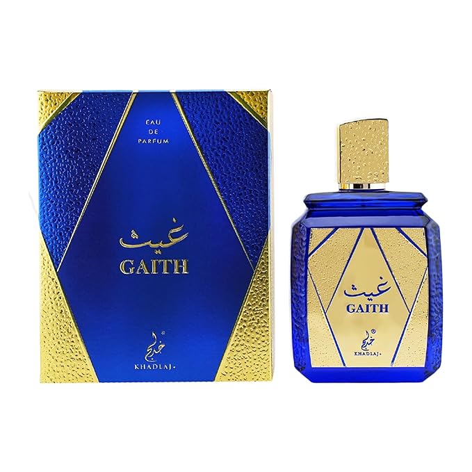 Khadlaj Gaith Eau de Perfume Spray for Men, 3.4 Ounce