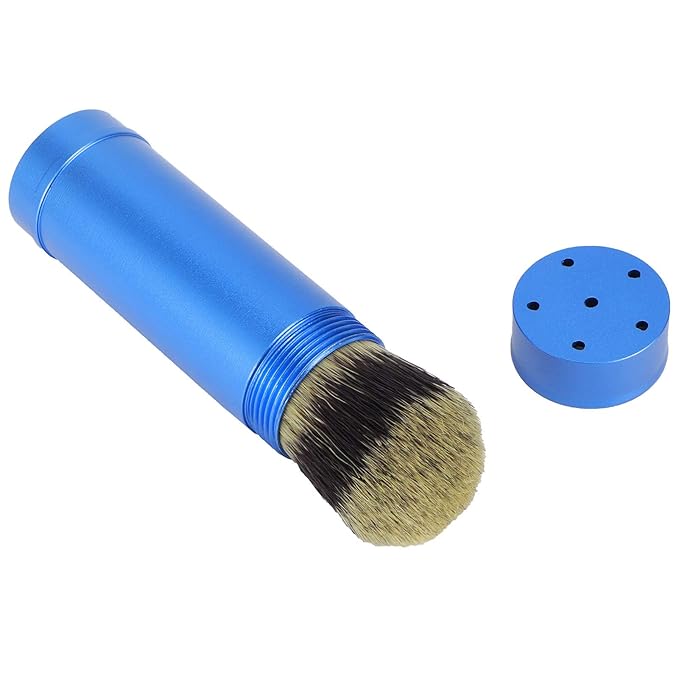 Shaving Brush Blue Handle Designed For The Best Shaving Experience Of Your Life. Suitable For Safety Razors, Double Razors, Straight Razors Or Straight Razors