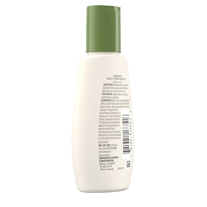 Aveeno Daily Moisturizing Body Wash, 2 Ounce (Pack of 2)