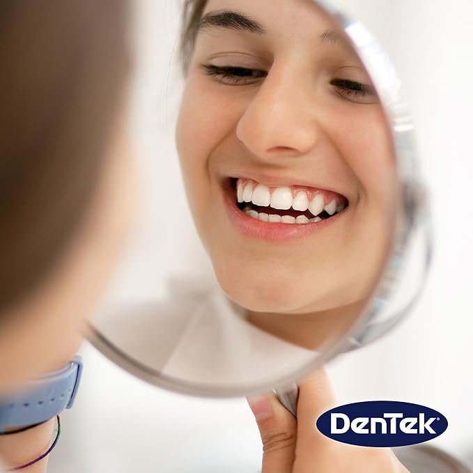DenTek Complete Clean Floss Picks | Removes Food & Plaque | 75 Count