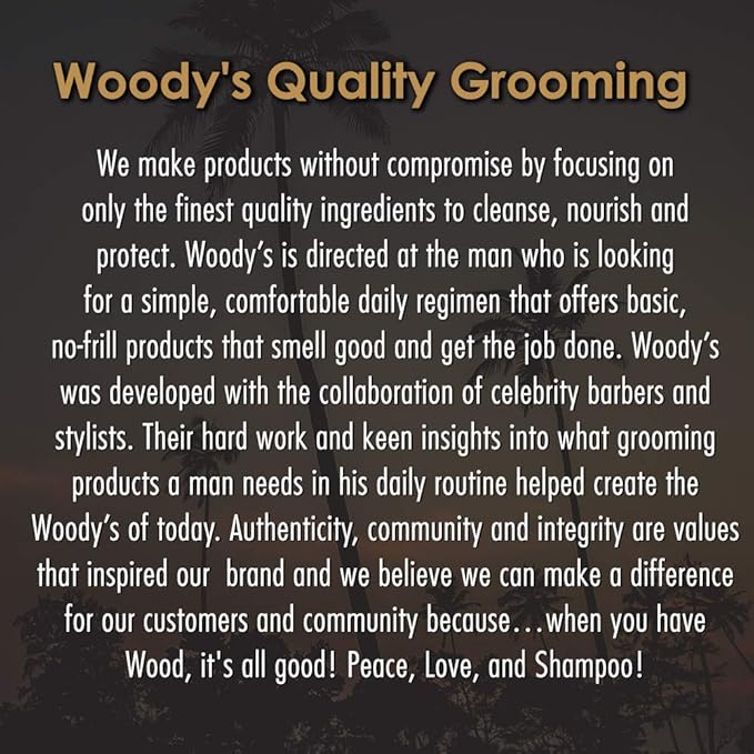 Woody's Moisturizing Bar Soap - Hydrating Body, Face & Shave Bar Soaps, Deep Cleanser, Rich Lather, Fresh Scent, 8 oz, 2 Pack