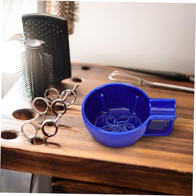 VALICLUD 1Pc Ceramic Shaving Bowl with Elegant Design Capacity for Easy Creation Men Shaving Supply for Home Use Comfortable Grip for Effortless Lathering
