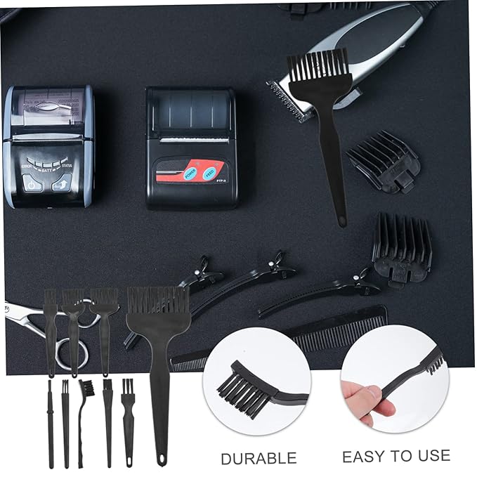8pcs Razor Cleaning Brushes Durable Non-slip Electric Shaver Cleaning Tools for Stubble Removal and Trimmer Maintenance Compact for Daily Use