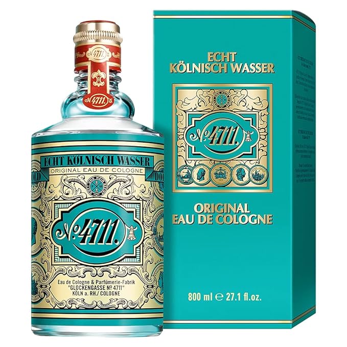 4711 Original Eau de Cologne Splash for Unisex, 27.1 Ounce