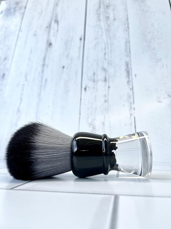 West Coast Shaving Clear Smoke Shaving Brush, Burlwood
