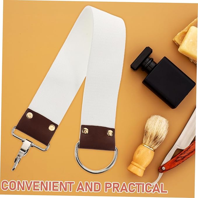 Canvas Sharpening Strop Dual Layer Design for Straight Lightweight Portable Barber Shaving Strap for Longevity