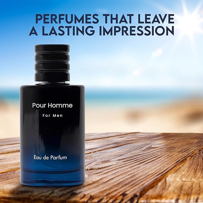 Men's Cologne Gift Set - Variety Pack of 4 Long Lasting Fragrances with 10ml Pheromone Cologne for Men Kit EDP/EDT (Combo Q)