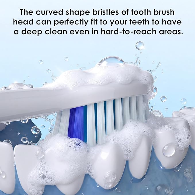 Replacement Toothbrush Heads for Philips Sonicare,Professional Electric Toothbrush Brush Heads Compatible with Sonicare HealthyWhite FlexCare 4100 5100 6100 and Other Click-on Handles