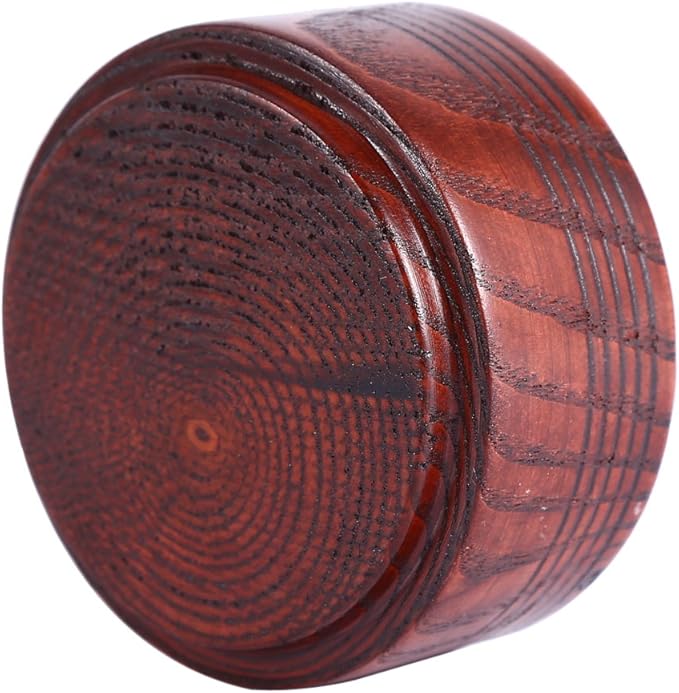 Semme Shaving Mug And Brush Set,Wooden Shaving Soap Bowl Cup Mug Tool For Man Shaver Cleansing Foam Round