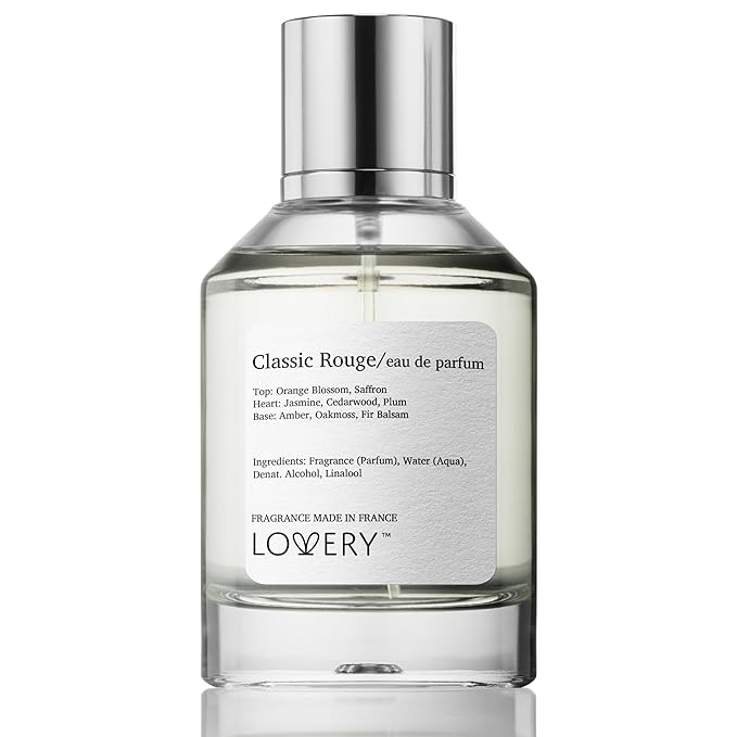 Baccarat Rouge 540 Inspired Perfume - Eau de Parfum for Women & Men, Clean Fragrance Spray, 100ml Perfume, Mom Birthday Gift, Made in France