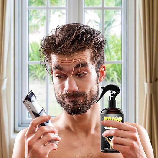 Electric Shaver Cleaner - 260ml Razor Lubricant, Trimmer Cleaning Solution Spray, Quick-Drying Rust Prevention Agent | Odor Eliminating Maintenance Spray for Electric Shavers Beard Trimmers Grooming