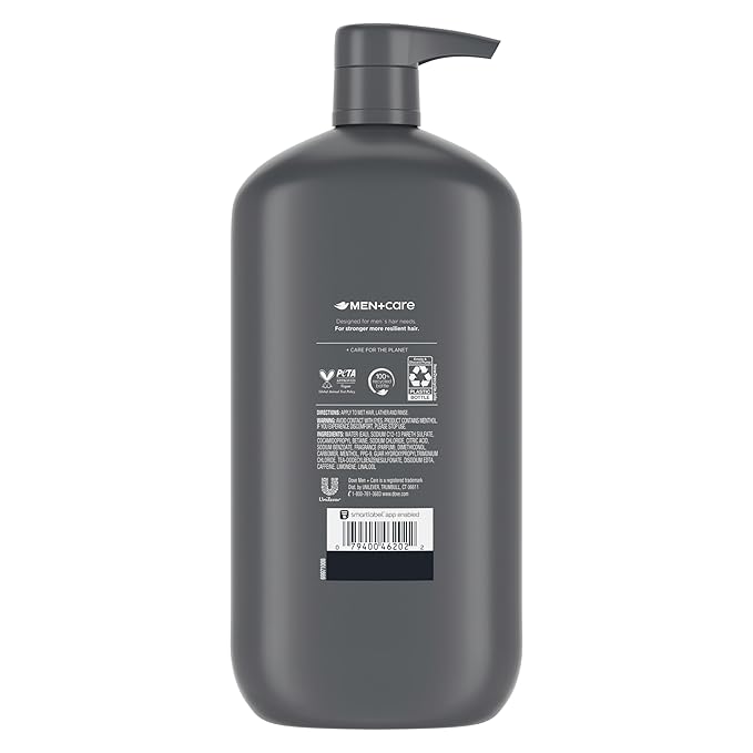 DOVE MEN + CARE 2 in 1 Shampoo and Conditioner Fresh & Clean for Clean Hair Shampoo and Conditioner for Stronger, Healthy Hair Everyday 31 oz