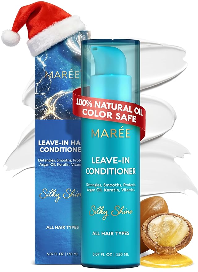 MAREE Leave-In Conditioner for Dry Damaged Hair, Leave-In Conditioner for Curly Hair, Color Treated