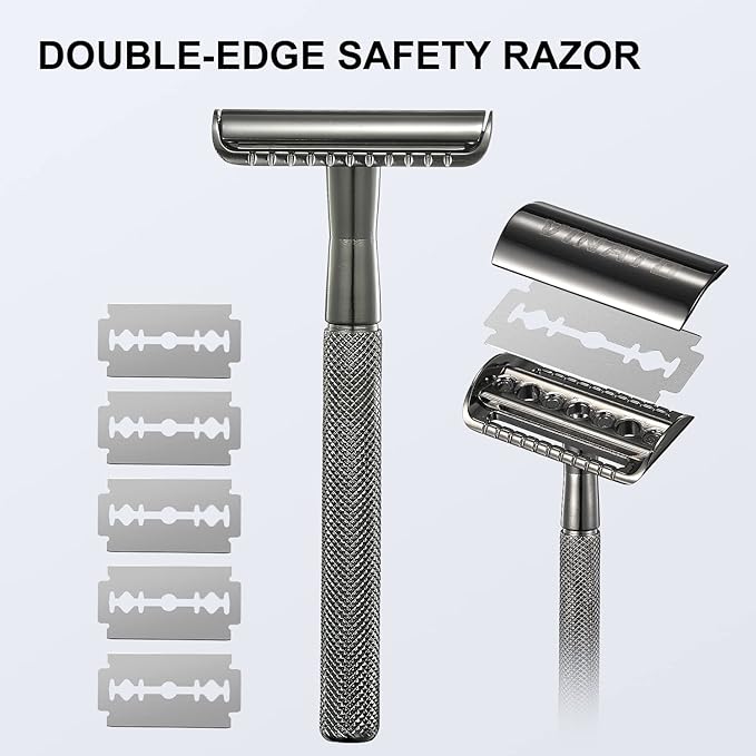 VINATO Electric Trimmer Set - All-in-one Mens Grooming Kit, Body & Beard Razor, Nose Trimmer
