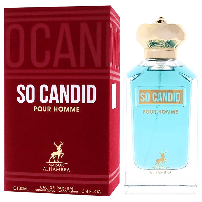 So Candid by Maison Alhambra for Men - 3.4 oz EDP Spray